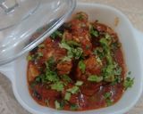 A picture of step 10 of Chicken Masala Karahi.