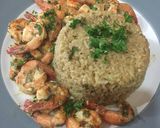 صورة لخطوة 5 من وصفة رز مقلي و شرمب مشوي