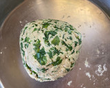 A picture of step 3 of Methi Roti with Kuttu Ata.
