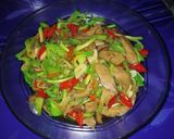 Foto langkah ke 4 dari resep Tumis labu Siem bakso.