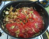 Foto del paso 9 de la receta: Repollo en cintas con tuco