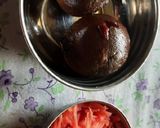 A picture of step 1 of Beetroot and carrot salad 🥗.