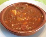 Foto del paso 6 de la receta Lentejas cremosas con chorizo