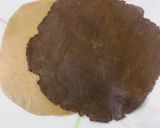 A picture of step 9 of Mary Biscuit Swiss Roll / No Bake Chocolate Roll.