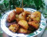 A picture of step 4 of Street style Aloo chaat.