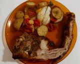 Foto del paso 4 de la receta: Cordero al horno con papas y verduras
