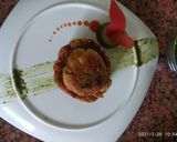 A picture of step 6 of Maggi basket with Ragda Paties.