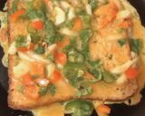 A picture of step 3 of Protien rich Eggy Omelette sandwich.