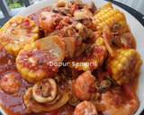 Foto langkah ke 6 dari resep Mix Seafood Saus Padang.