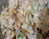 A picture of step 2 of Chicken & potatoes filled Sandwich 🥪.