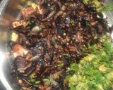 A picture of step 6 of Black chicken masala.