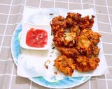 A picture of step 3 of Maggi Pakora.