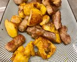 Foto del paso 2 de la receta Arroz con churrasco y pollo al curry con aroma de tomillo