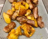 Foto del paso 2 de la receta: Arroz con churrasco y pollo al curry con aroma de tomillo