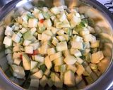Une image de l'étape 4 de Queues de lottes aux poivrons, courgette et bouillon d'anis.