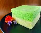 Foto langkah ke 4 dari resep Bolu kukus santan pandan.