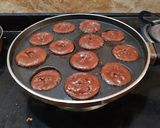 A picture of step 4 of Hershey's Chocolate & Cocoa Mini Cake.