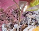 Foto langkah ke 3 dari resep Roti kukus Pontianak ubi ungu (no mixer).