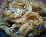 A picture of step 2 of Basil Stick with Cottage Cheese.