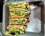A picture of step 10 of Mexican Fajitas with Black Rice and Beans.