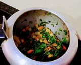 A picture of step 4 of Carrots/Gajar And Methi Leaves Subzi.