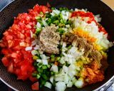 Foto del paso 1 de la receta: PATACONES y Cargamanto al Hogao...!🧅🌶️🍅
