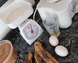 Foto del paso 1 de la receta: Budín de banana y dulce de leche en 10 min