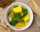 Foto langkah ke 3 dari resep Sayur Bening Bayam, Labu dan Jagung.