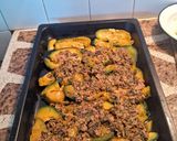 Foto del paso 10 de la receta: Lasaña de zapallitos rellena con atún y carne, espinaca 🥬🥩