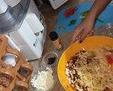 A picture of step 3 of Pizza pasta.