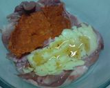 Foto del paso 1 de la receta Delicia de pollo, sobrasada Mallorquina, queso y miel de flores al vino de Rueda