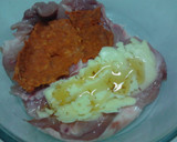 Foto del paso 1 de la receta: Delicia de pollo, sobrasada Mallorquina, queso y miel de flores al vino de Rueda