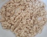 Une image de l'étape 1 de Crumble banane chocolat.
