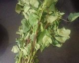 A picture of step 1 of Gongura Chutney.