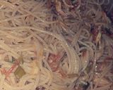 A picture of step 7 of Peri Peri noodles.