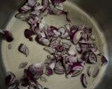 A picture of step 1 of Red Lentil Dahl with Eggs.