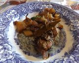 Foto del paso 2 de la receta Conejo picante con patatas y cebolla al tomillo y romero
