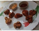 A picture of step 4 of Chicken Pakoda.