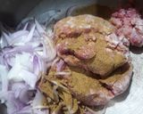 A picture of step 1 of Qeema phaliyan(Rawan phali) ya beans with mutton qeema.