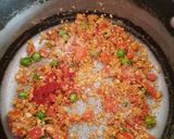 A picture of step 2 of Masala Oats.