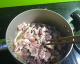 Hình bước làm 1 của món Canh kim chi đậu phụ