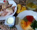 A picture of step 1 of Oven Grilled Chicken Wings With Potato In Awesome Sauce.