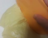 A picture of step 4 of Indian pavs/street food rolls.