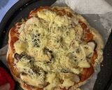 Foto langkah ke 5 dari resep 154. Pizza Jamur Keju (Gluten Free).