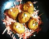 A picture of step 4 of Aloo Sabudana Patties.