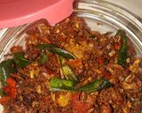 Foto langkah ke 2 dari resep Sambal kering daun jeruk.