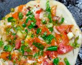 A picture of step 2 of Uttapam.