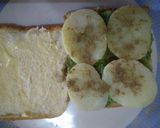 A picture of step 2 of Grilled Potato-Cheese Sandwich.