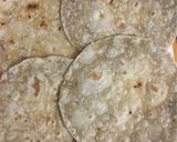A picture of step 3 of Left over Roti pizza.