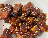 A picture of step 4 of Crunchy spicy Gojujang Tofu.
